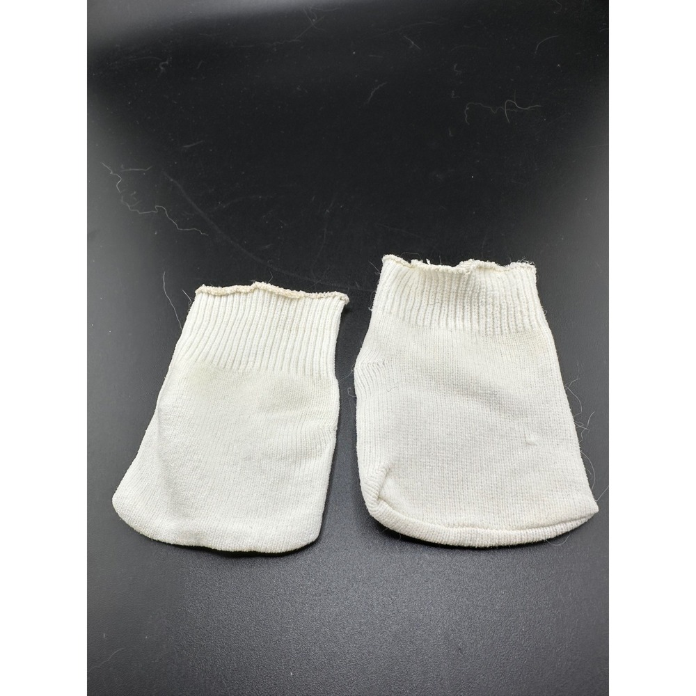 Cabbage Patch Kids original doll socks Coleco White 16" 14" 1984 Vintage Preemie